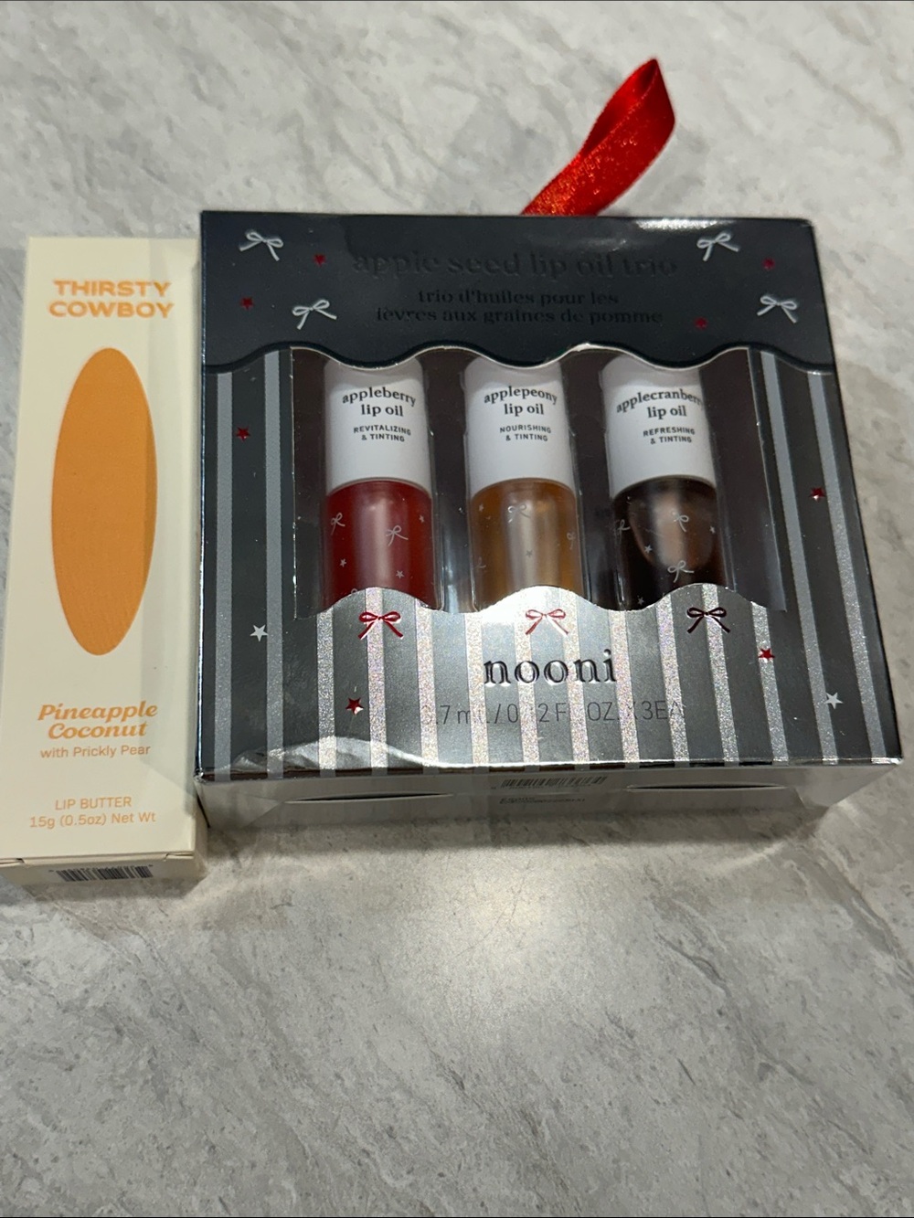 Thirsty Cowboy Pineapple Coconut Lip Butter + Apple Seed Lip Oil Trio